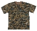 US T-Shirt, halbarm, digital- woodland, 170g/m²