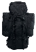 Rucksack, Alpin 110,schwarz, 2 abnehmbare Seitentaschen